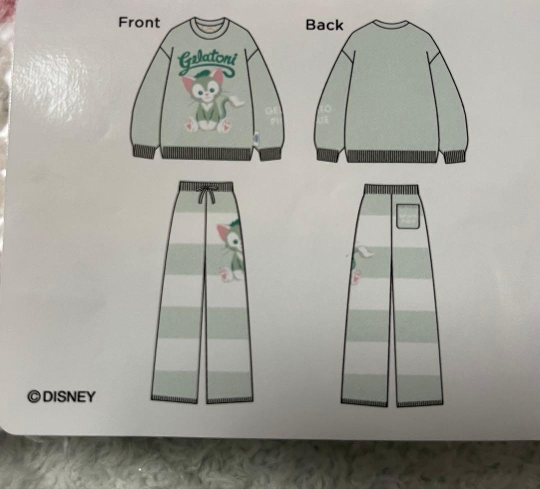 10/2発売！ダッフィー ❌ジェラピケプロデュースルームウェア　ジェラトーニ