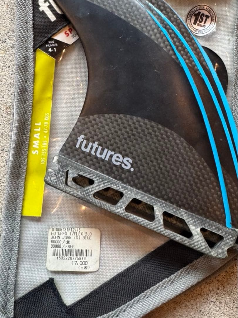 futures JJ techflexフューチャー　フィン 3枚セット送料込み