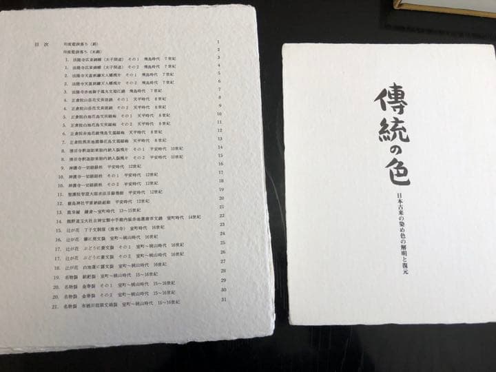 傳統の色　日本古来の染め色の解明と復元
