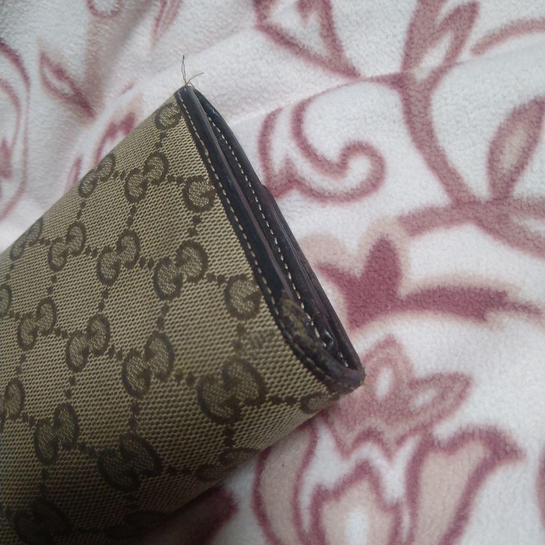 GUCCI 長財布 ベージュ キャンバス