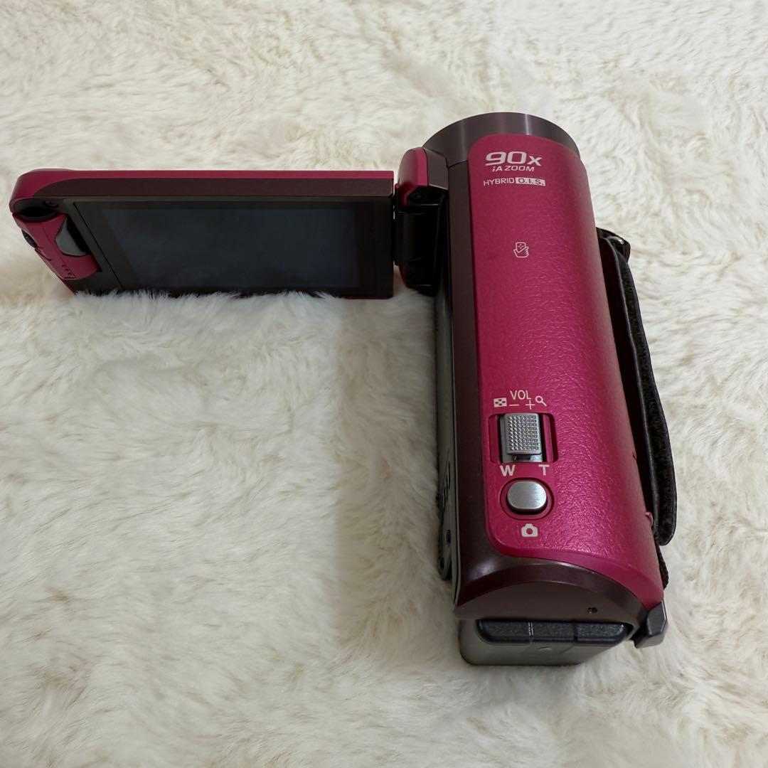 美品Panasonic パナソニック HDビデオカメラ HC-W570M ピンク