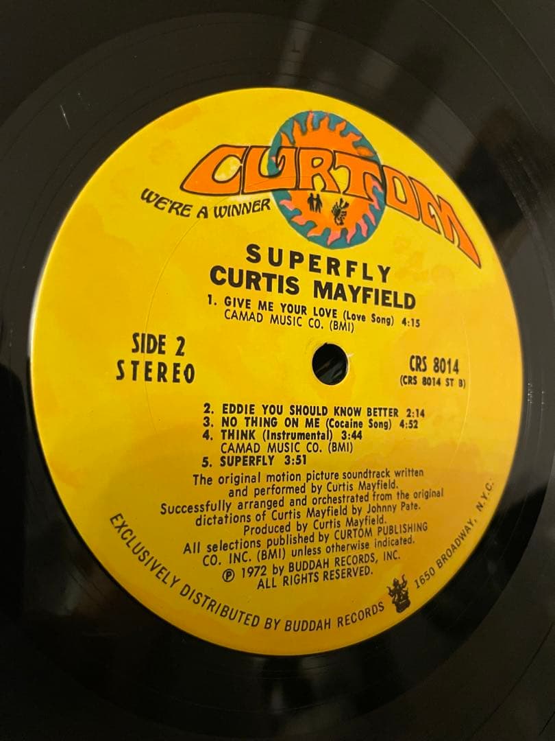 洋楽 Curtis Mayfield Superfly LP Funk Soul