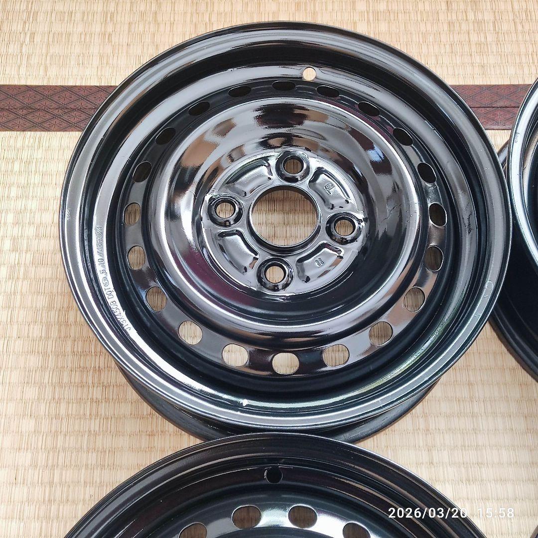 ダイハツ　トヨタ　純正　パッソ　ブーン　鉄ホイール 13インチ 4.5J +35