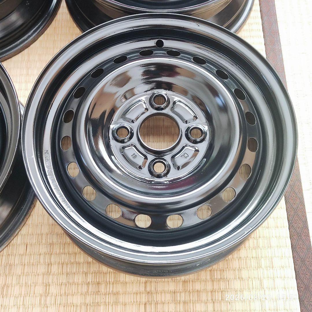 ダイハツ　トヨタ　純正　パッソ　ブーン　鉄ホイール 13インチ 4.5J +35