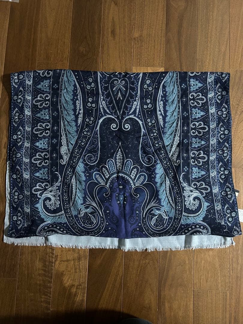【最終】ETRO Art of Paisely 総柄ストール エトロ