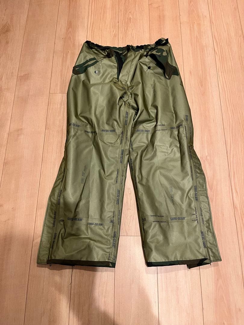 US ARMY ECWCS ゴアテックス迷彩オーバーパンツ　S/S