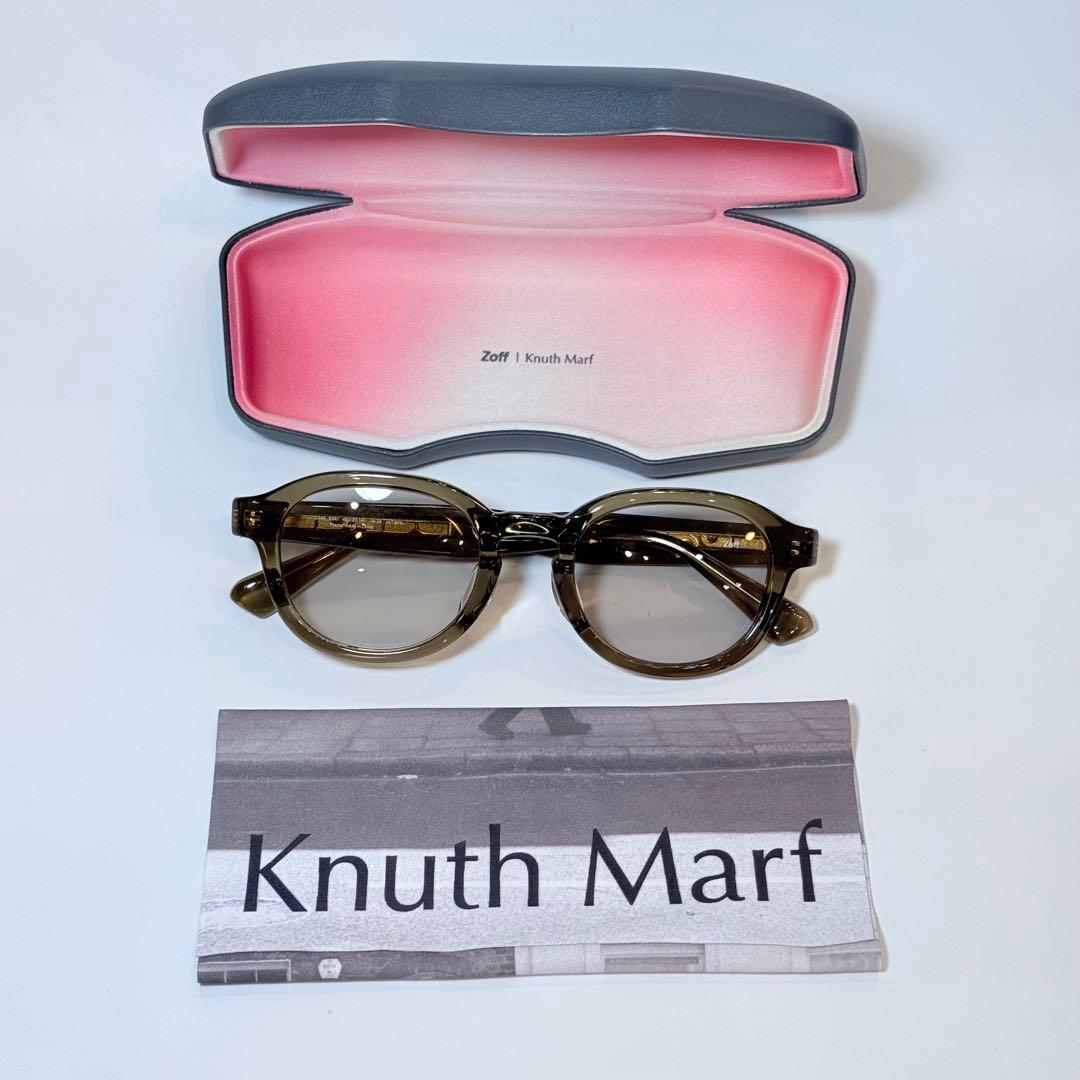 ゴ*ブ様 Knuth Marf × ZOFFクリアサングラス ウェリントン オリ