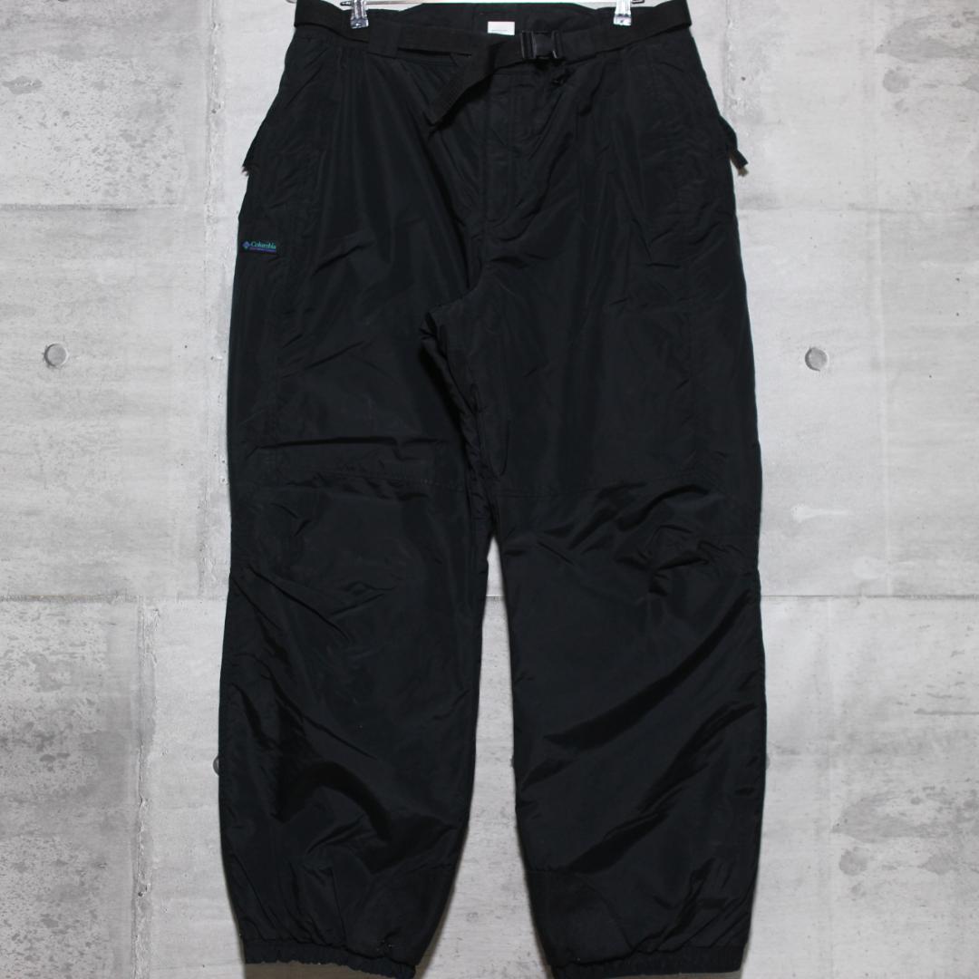 【美品 超極太 極暖】中綿入り 裾ゴム【XL】US輸入 コロンビア スノーパンツ