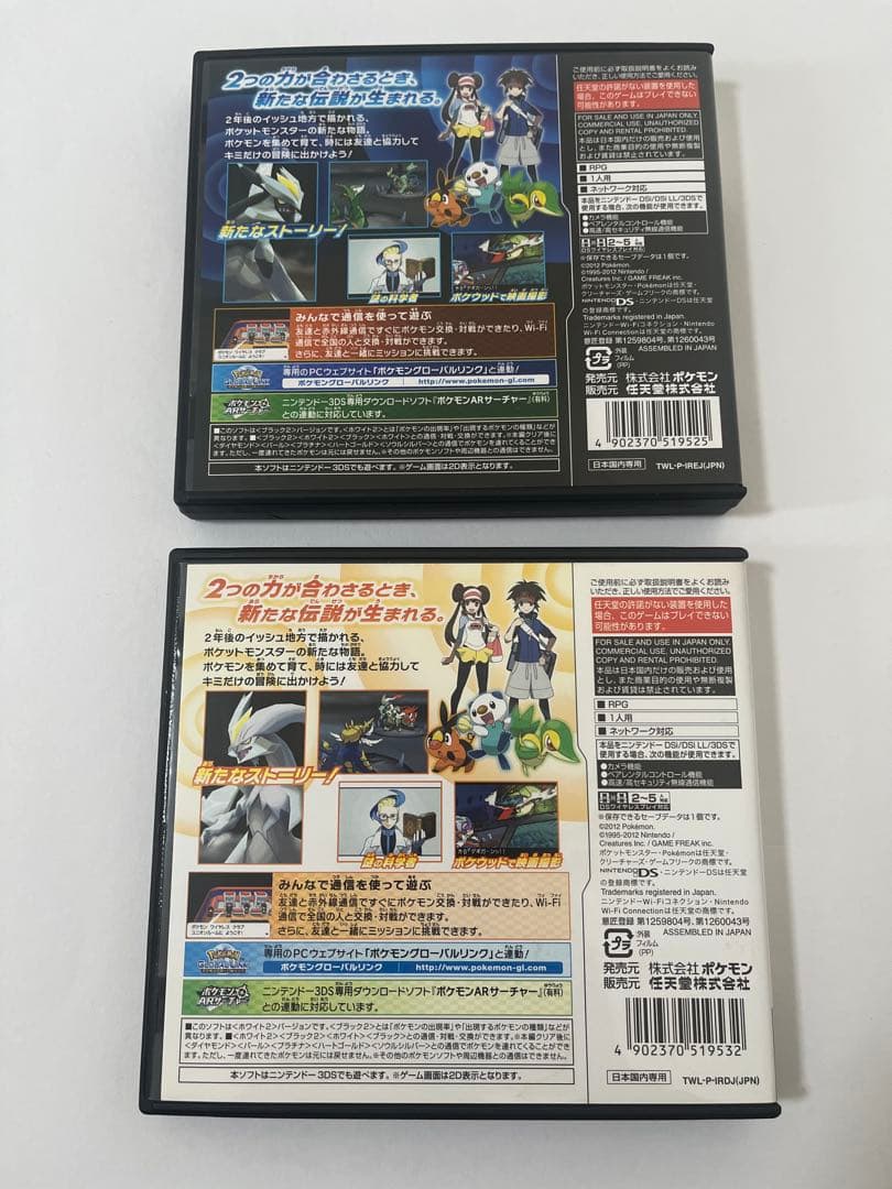 ポケットモンスター ブラック2 ホワイト2 ポケモン DSケース説明書付き