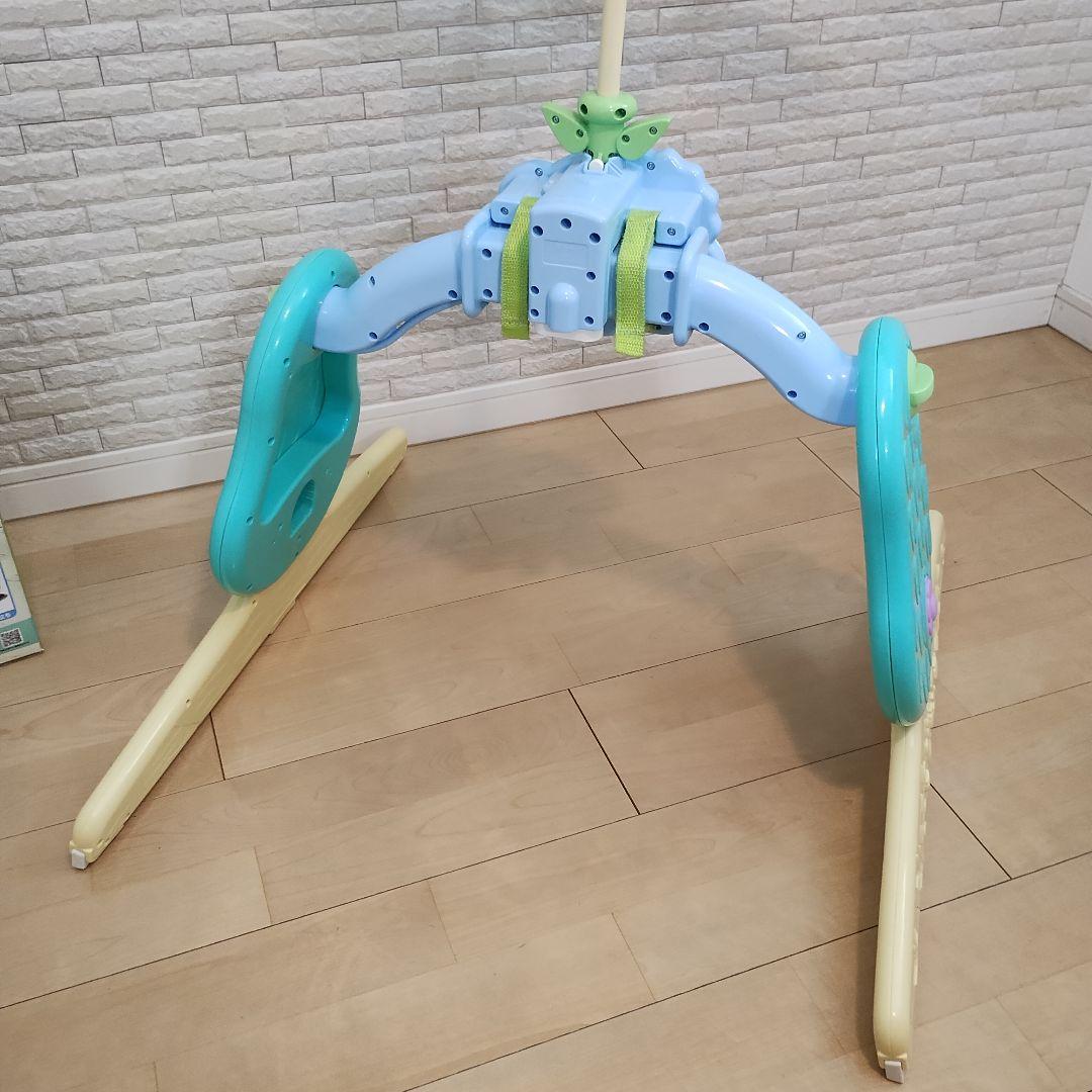 美品　くまのプーさん選べる回転6WAYジムにへんしんメリー　プーメリー