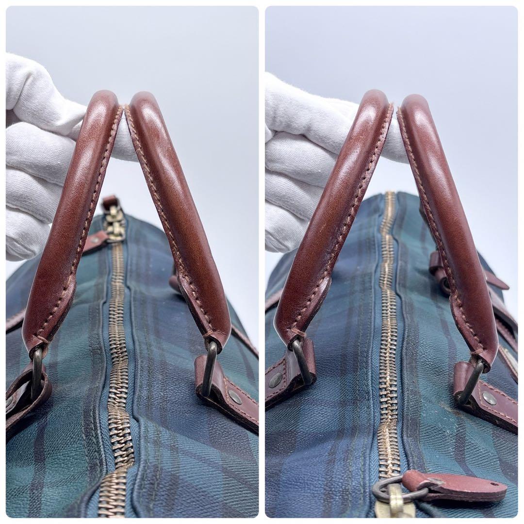 ポロラルフローレン　ボストンバッグ ショルダーバッグ　チェック 2way