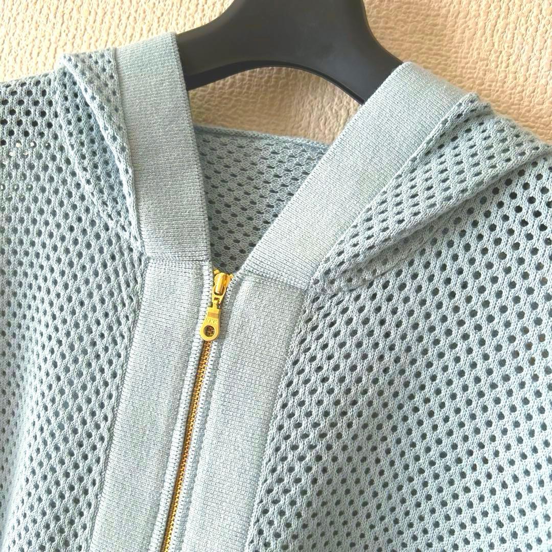 【LUIS MARI 】新品＊メッシュ・ロゴニットパーカー