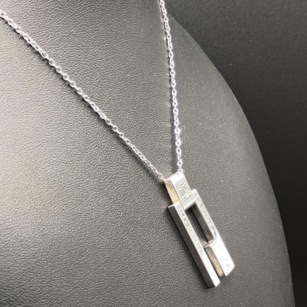 GUCCI　Gロゴ ネックレス 50cm SILVER925