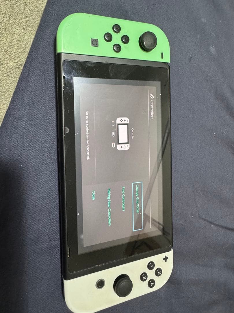 Nintendo Switch グリーン/ホワイトジョイコン