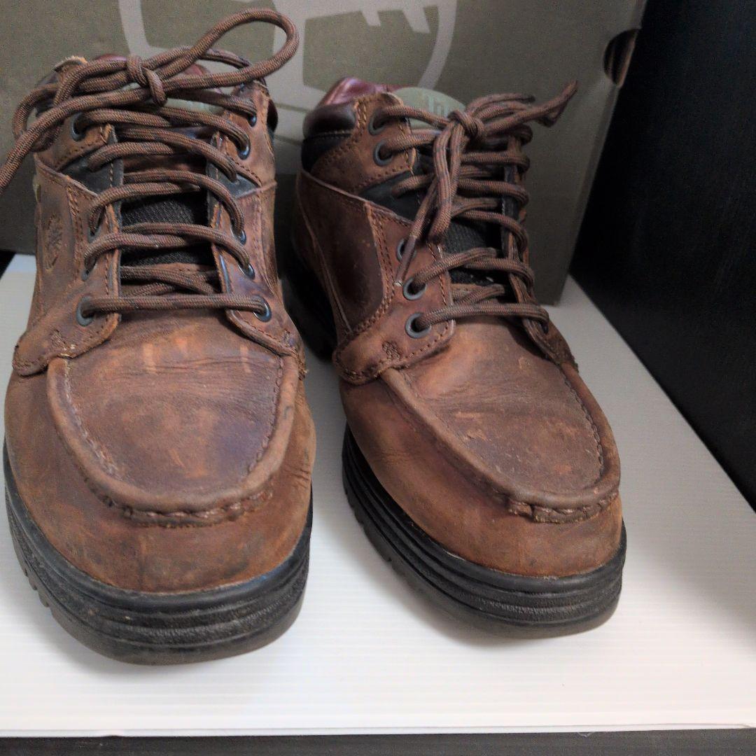 【箱付き美品】timberland moc toe gtx brown 25cm