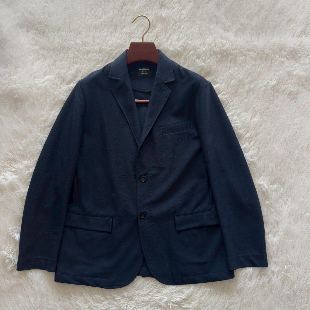 SHIPS✨TORAY NTS ジャケット　ストレッチ　洗える　ネイビー XL