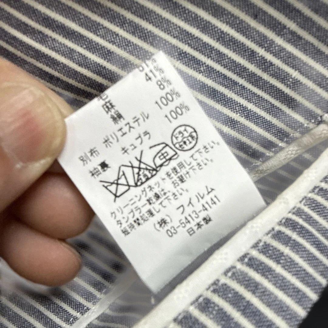 ダブルスタンダード×エルメネジルドゼニア 薄手テーラードジャケット　Lサイズ