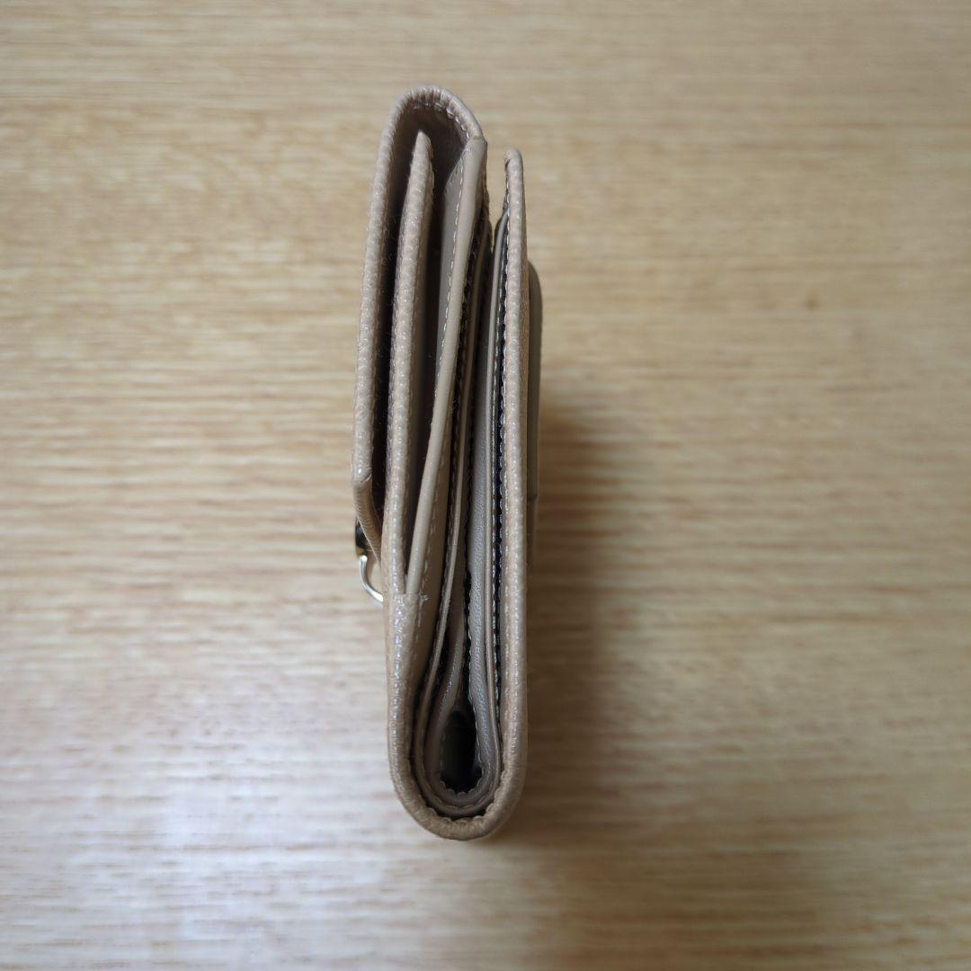 BVLGARI ベージュ 三つ折り財布