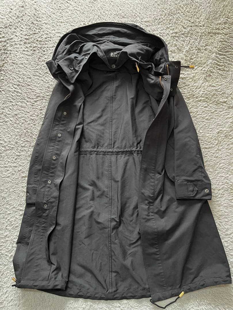 ＜THE RERACSリラクス＞モッズコート36サイズ　ブラック