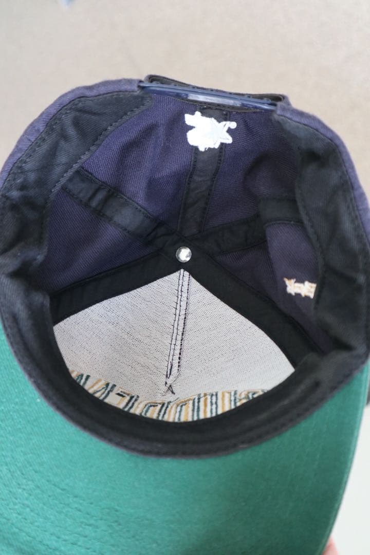 SUPREME ネイビー グリーン キャップ