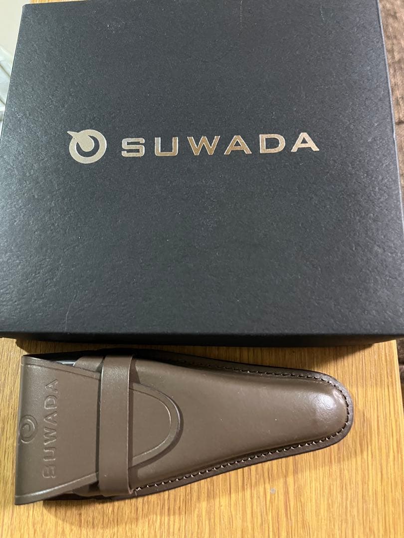 SUWADA ステンレス製爪切り レザーケース付き