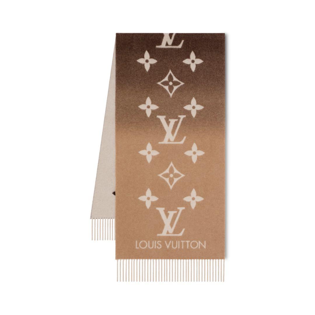 極美品 Louis Vuitton マフラー レイキャビック グラディエント