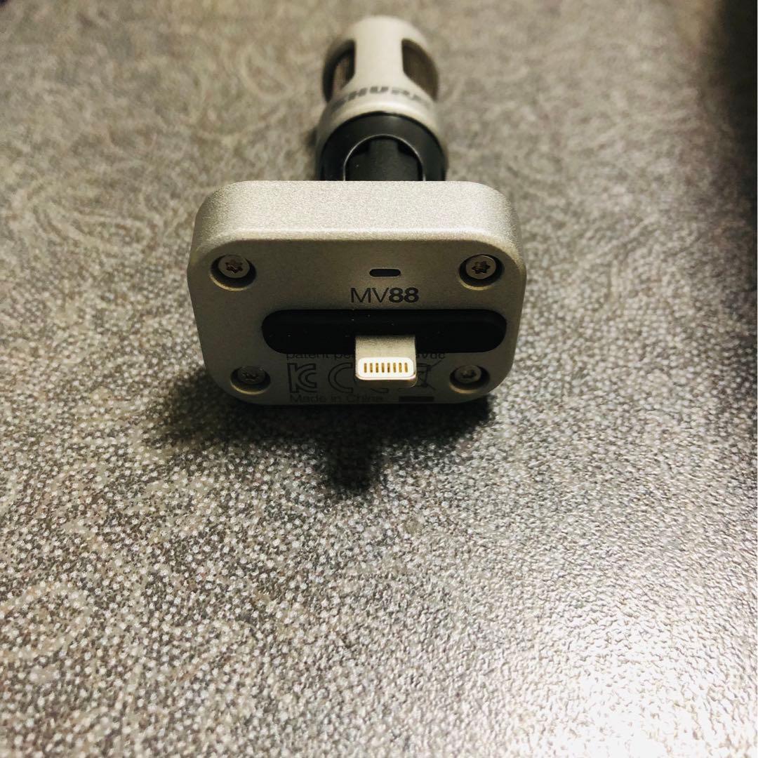 shure MV88 マイク