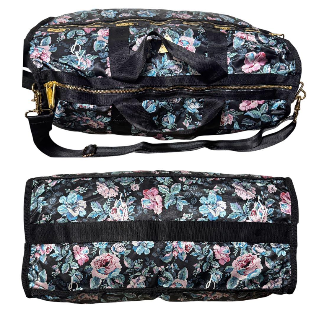 未使用級✨レスポートサック　ジョイリッチ　コラボ　ボストンバッグ　2way 花柄
