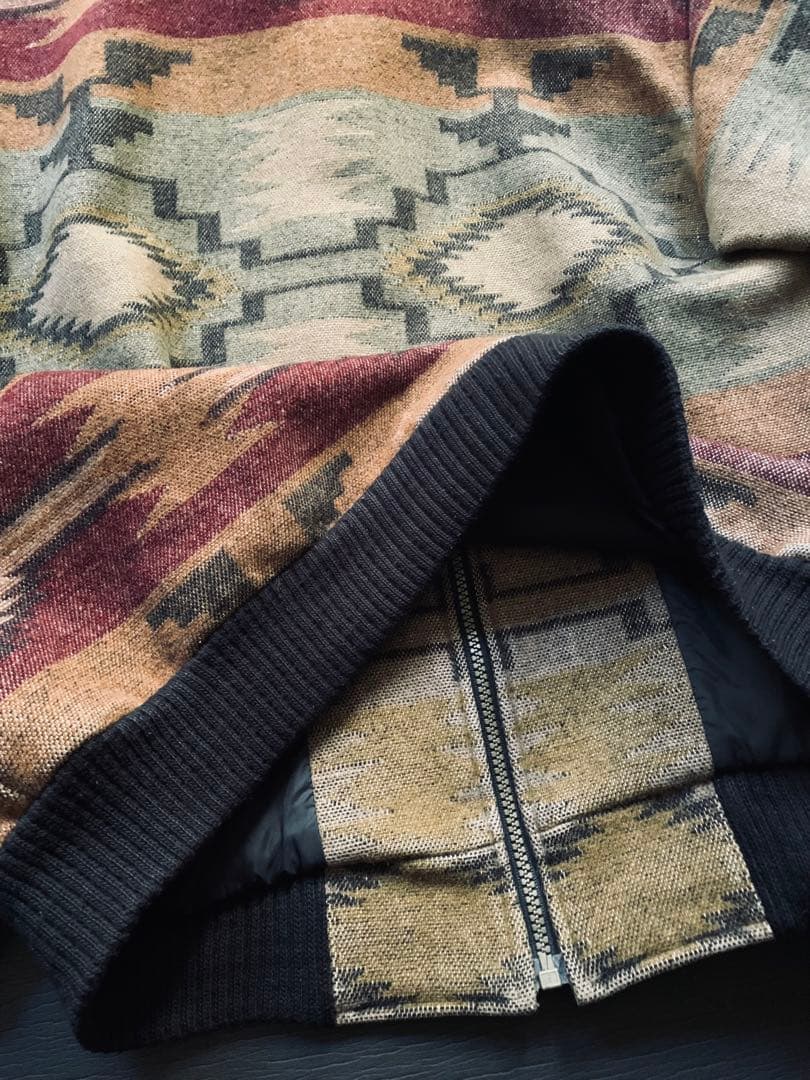 アメリカの良心！PENDLETON. シックなネイティブ柄　ブルゾン　USA製