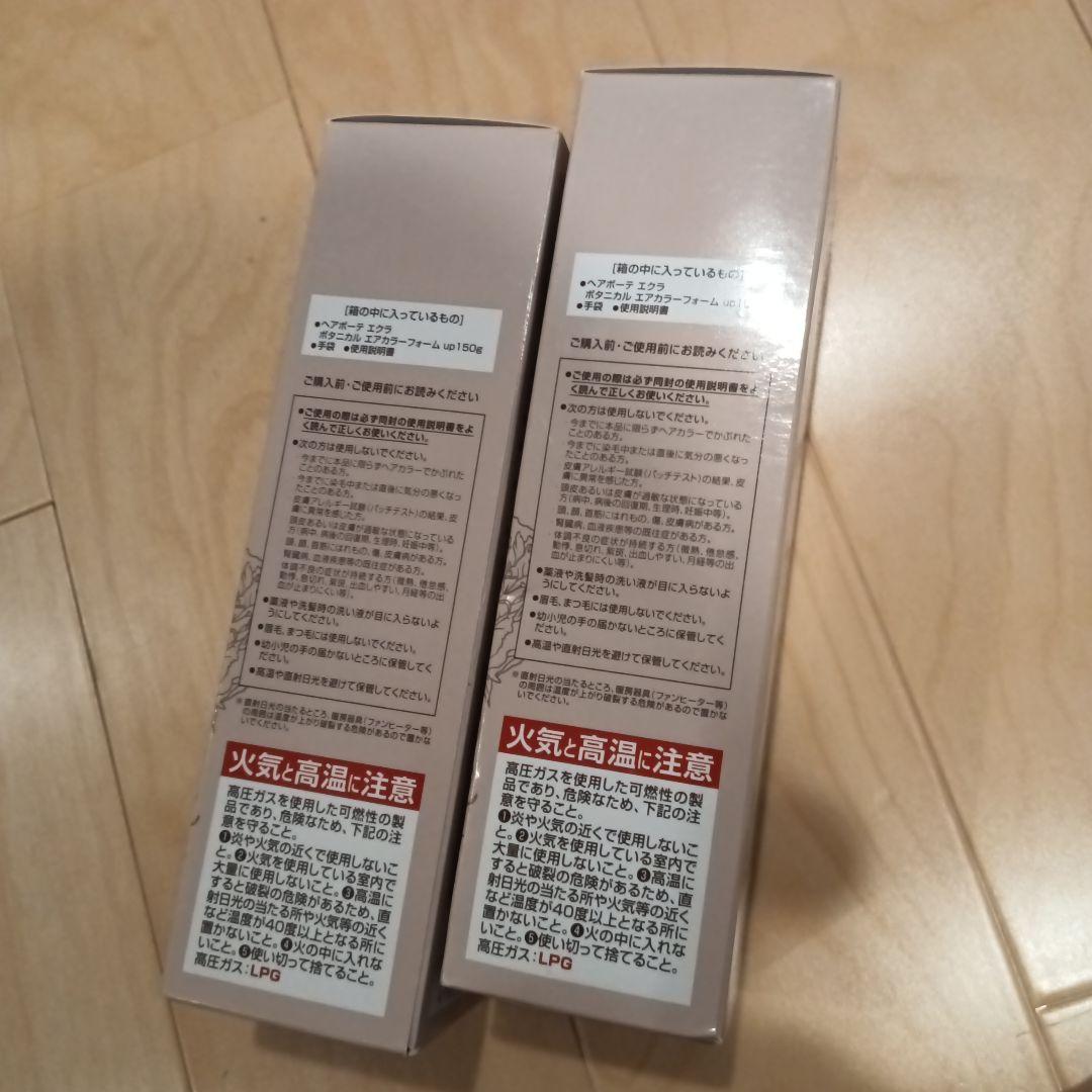 ヘアビューティーエクラ ボタニカルエアカラーフォーム 150g DB 2本セット