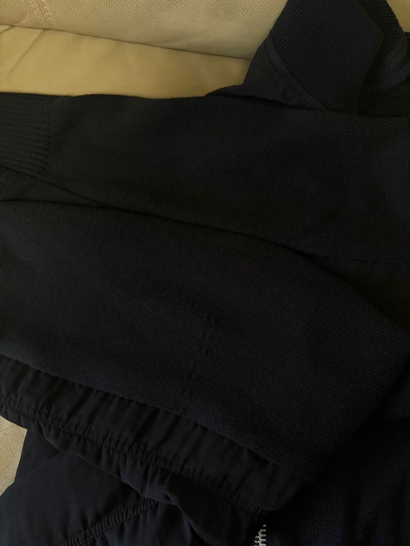 sacai Sponge Sweat Blouson ニット切り替えブルゾン L