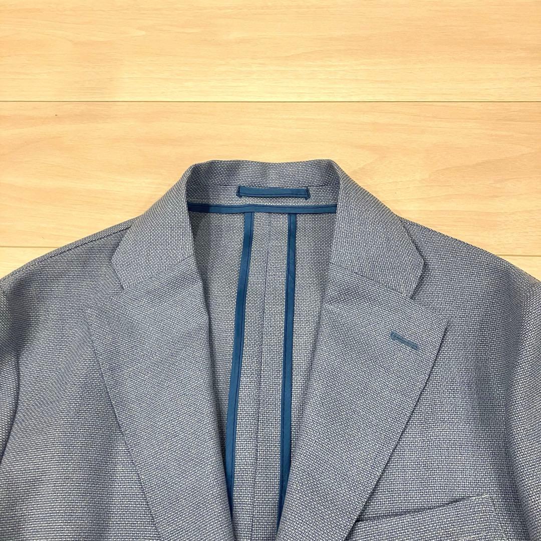 極美品✨SACCO ザッコ ホップサック ジャケット ブルー NAPOLI 48