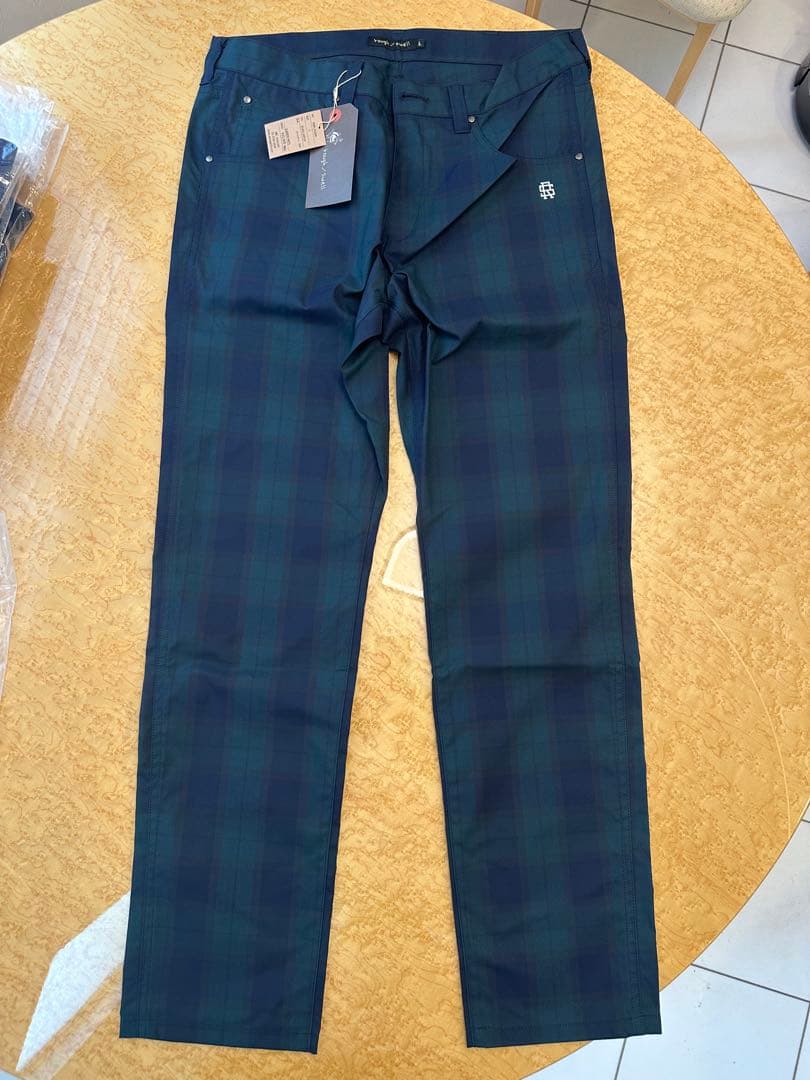 M*I様 新品正規品　ROUGH AND SWELL チェック柄パンツ　Lサイズ