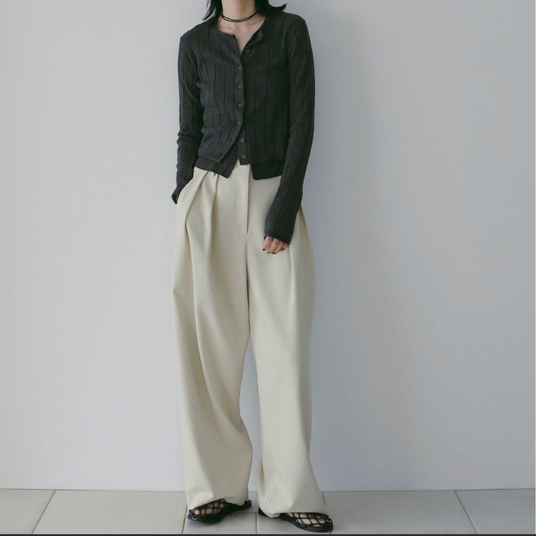 【新品未使用】完売品 anuke Cotton Layered Cardigan