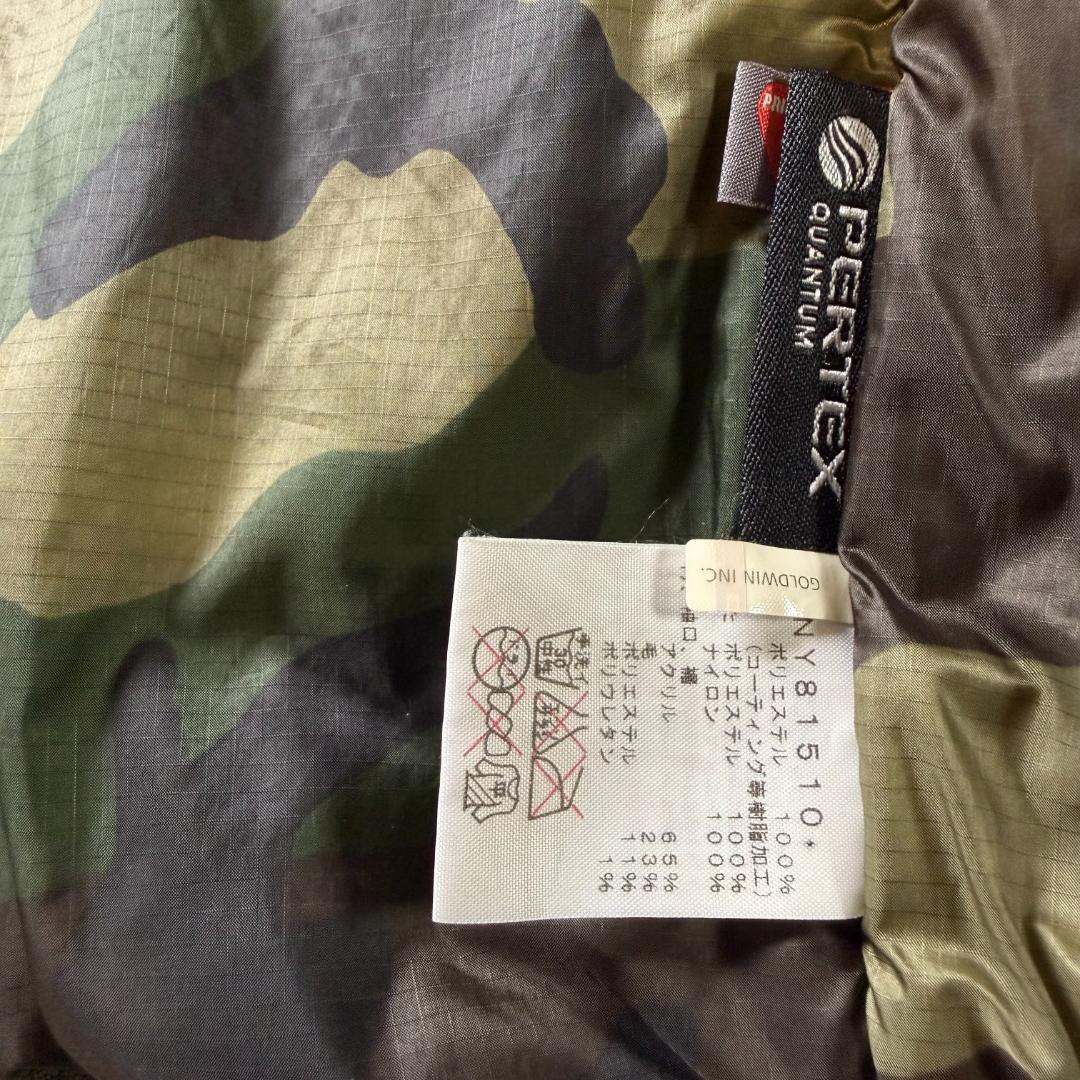 NORTH FACE ノースフェイス NY81510 MA1型 カモフラ裏地 M