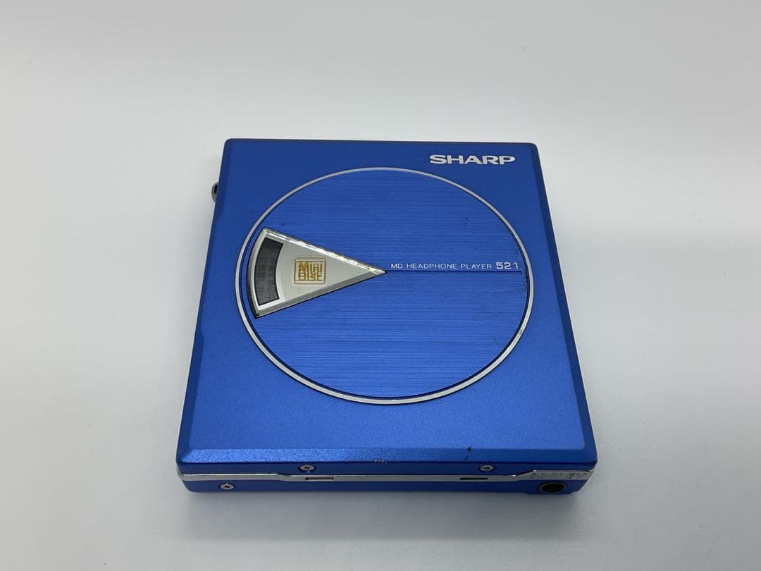 SHARP MDヘッドホンプレーヤー MD-ST521-A ブルー