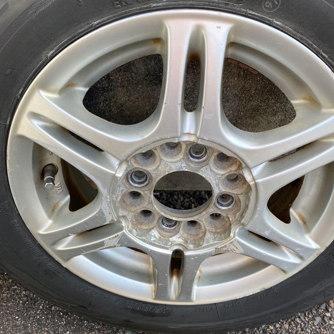①VRX2 145/80R13 24年製　タイヤホイール4本セット