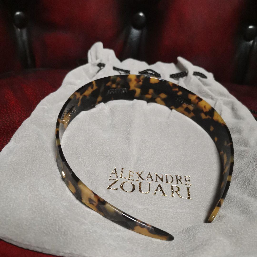 ALEXANDRE ZOUARI ダイヤモンドパターン ヘアバンド