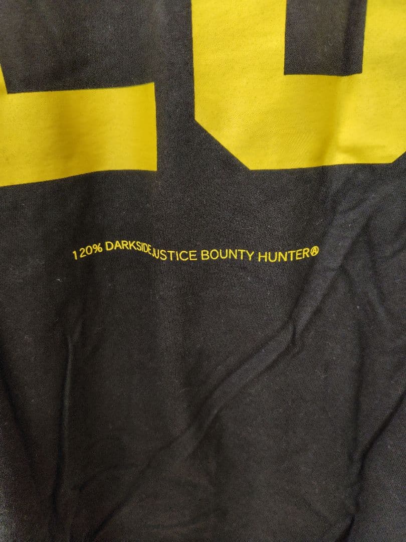 Bounty Hunter ラグランTシャツ ブラック×イエロー