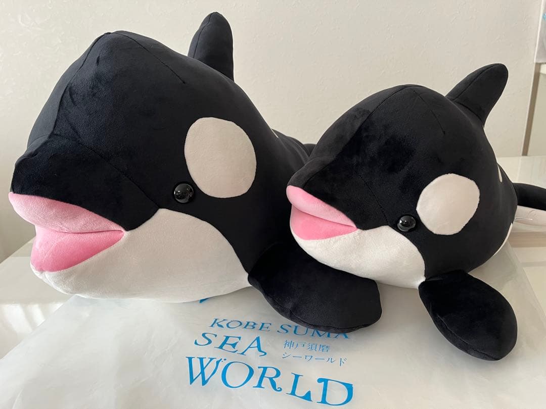 【☆0rca☆】須磨シー　オルカくじ　シャチ　ぬいぐるみ　1等&2等
