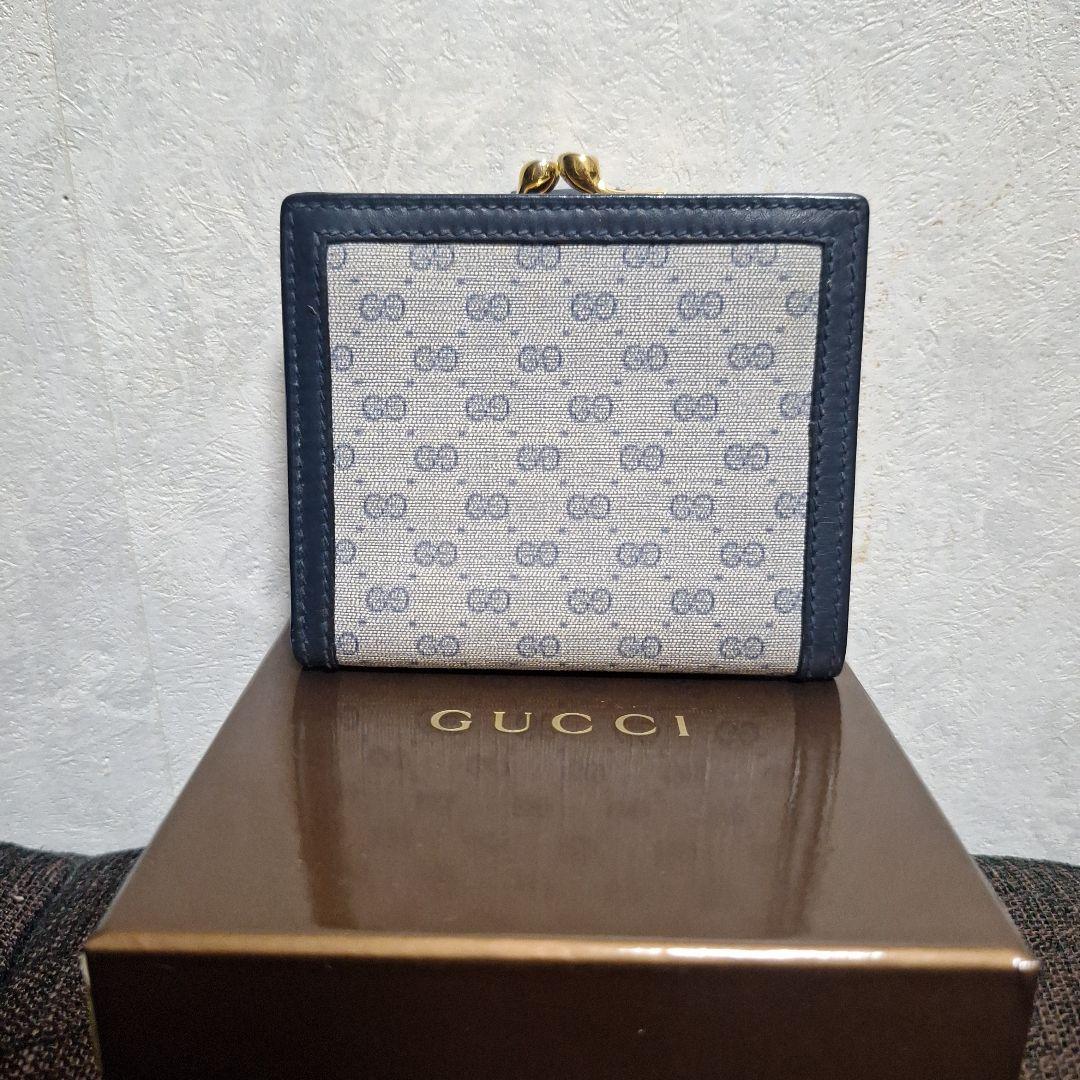 オールドGUCCI。 GGスプリーム 二つ折り財布