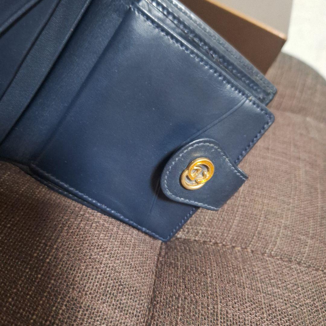 オールドGUCCI。 GGスプリーム 二つ折り財布