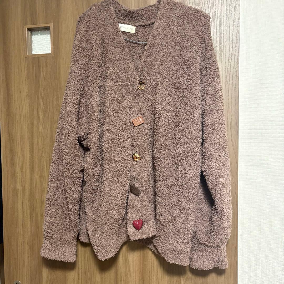 スナイデルホーム　スイーツボタンカーディガン　ハート　バレンタイン　ジェラピケ系
