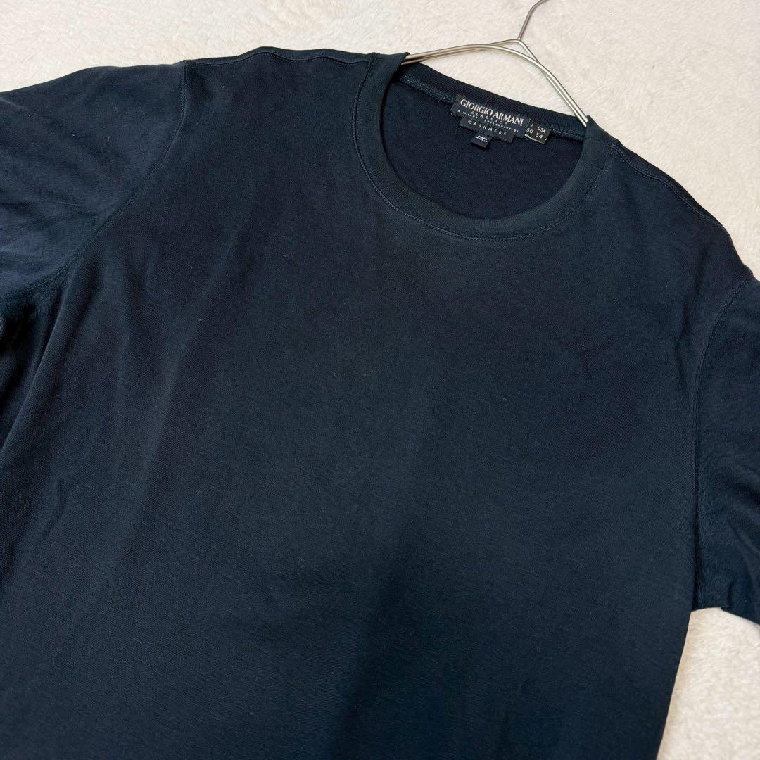 XLサイズ ジョルジオアルマーニ カシミア100% Tシャツ イタリア製