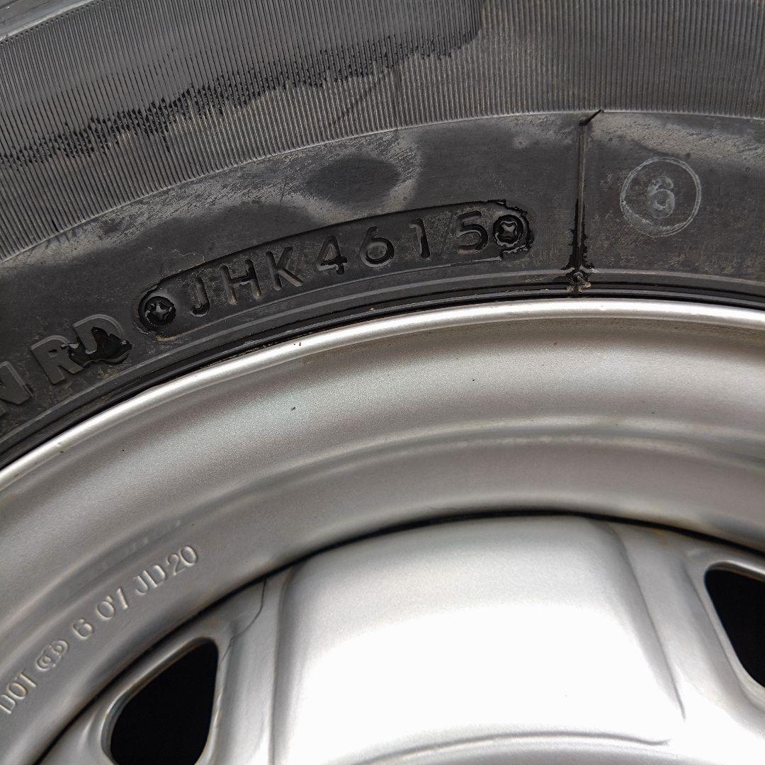 トヨタ 13インチ 鉄ホイール ＆ タイヤ 4本 4穴 トヨエース タウンエース