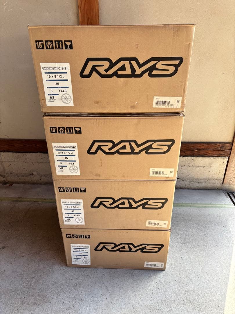 RAYS G25 19インチ 4本セット