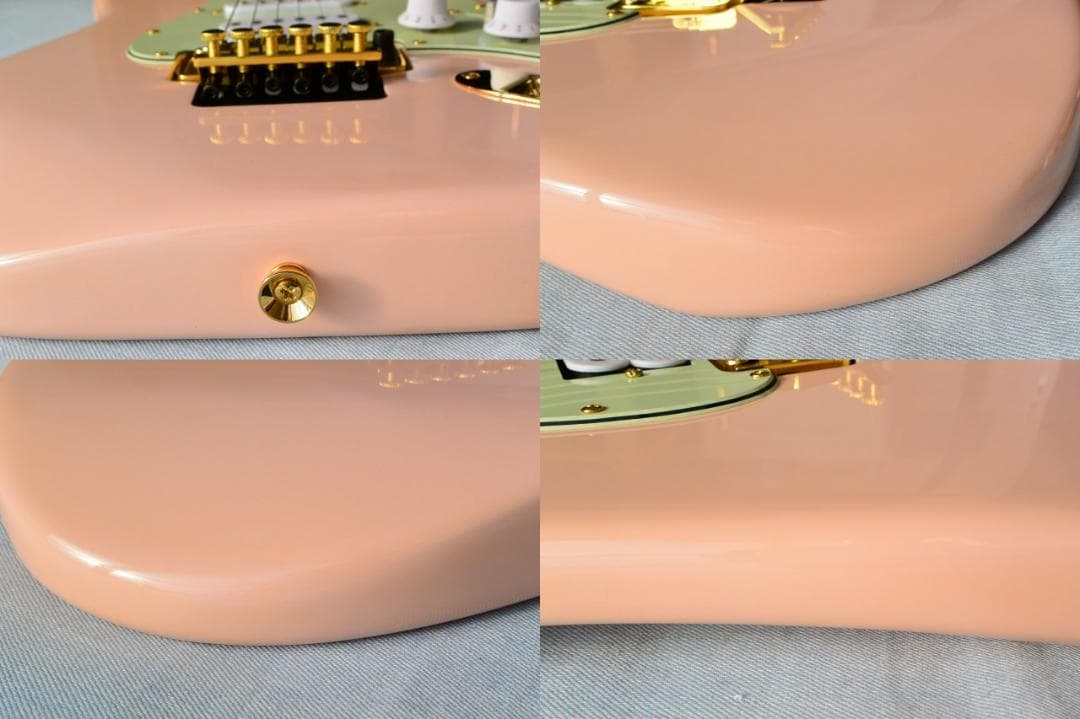 Fender STR-75 フロイドローズ シェルピンク ブリッジ補強 80年代