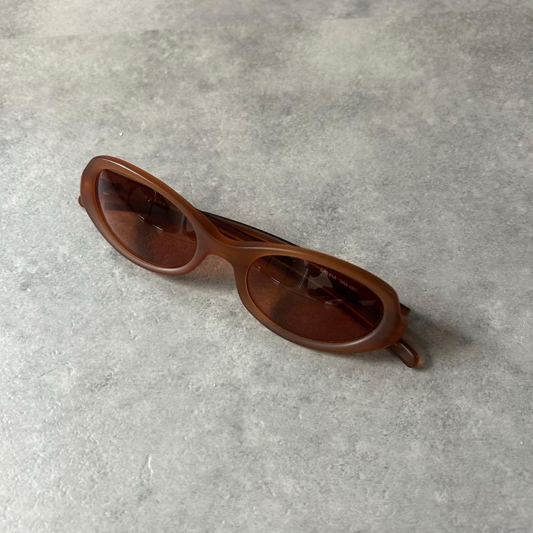 希少❗️90s archive prada sungrass シームレス　メタル