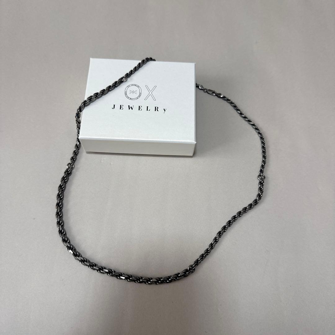 OX JEWELRy Chain Necklace ヴィンテージシルバー