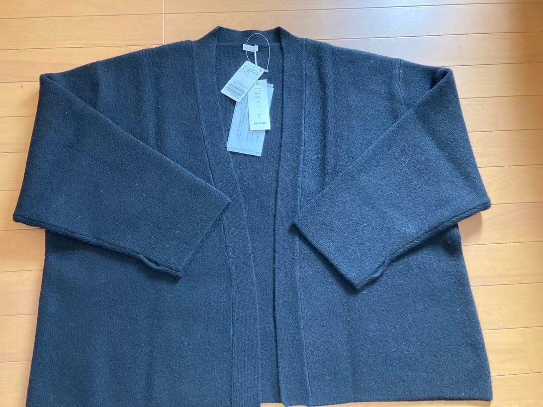 金曜日までの特価❗️新品タグ付きSEEALL 24AW YAK CARDIGAN黒